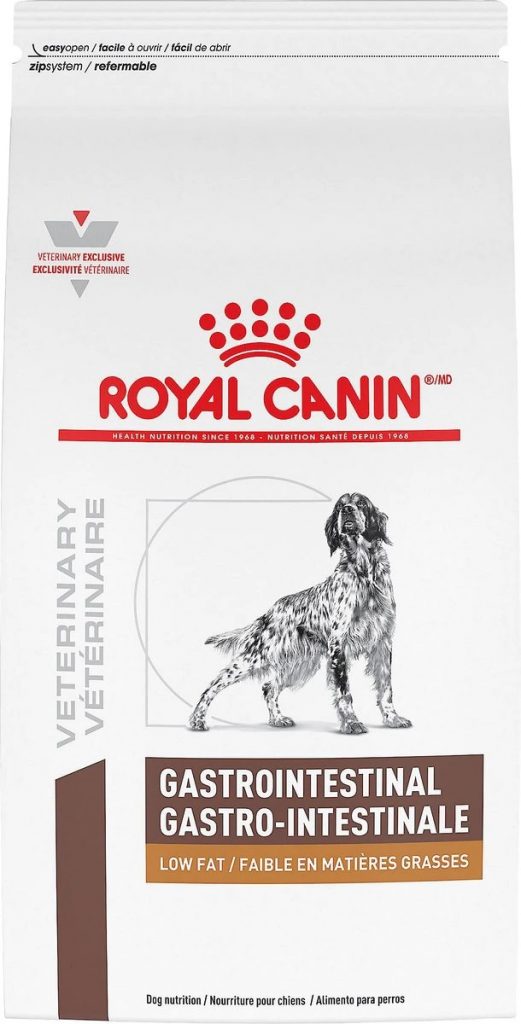1-2 Royal Canin Veterinary Diet Adult Gastrointestinal Low Fat Dry Dog Food